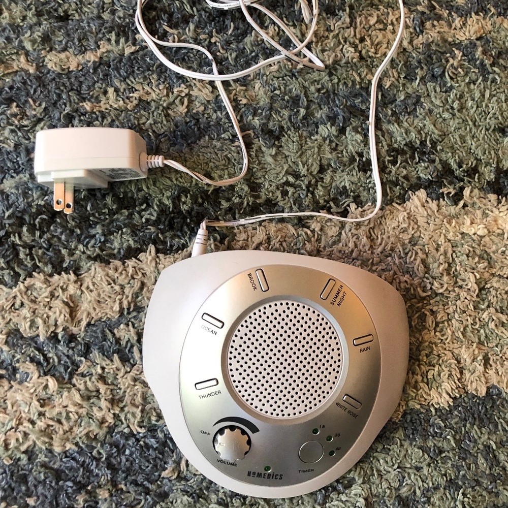 Homedics sound machine  white noise baby